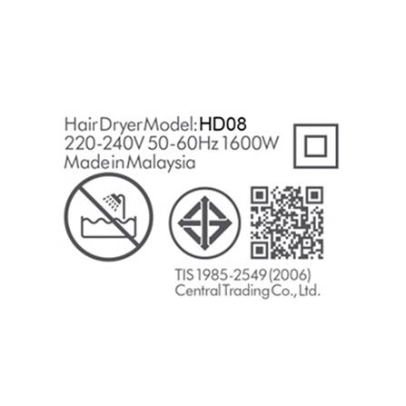 ไดร์เป่าผม DYSON HD08 TH IRON/FUCHSIA 1600 วัตต์_2