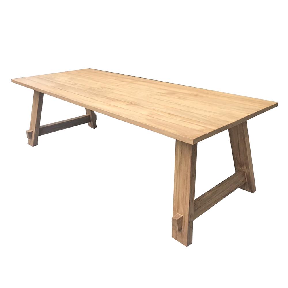 โต๊ะไม้สัก SPRING T12 100x200 ซม.