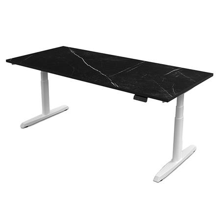 โต๊ะทำงานปรับระดับ ERGOTREND SIT 2 STAND GEN5 180 ซม. สี MIDNIGHT MARBLE/ขาว