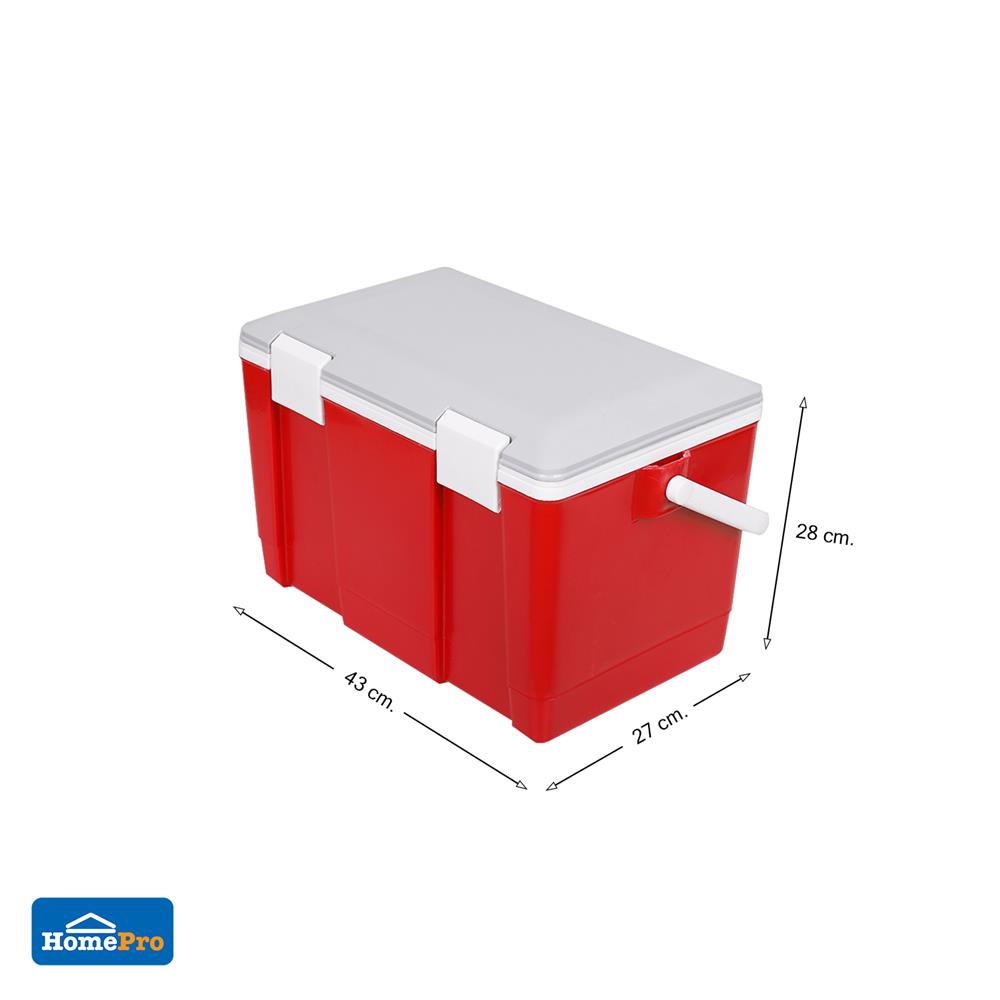 กระติกน้ำแข็ง ME LIVING COMY 15 ลิตร สีแดง/เทา