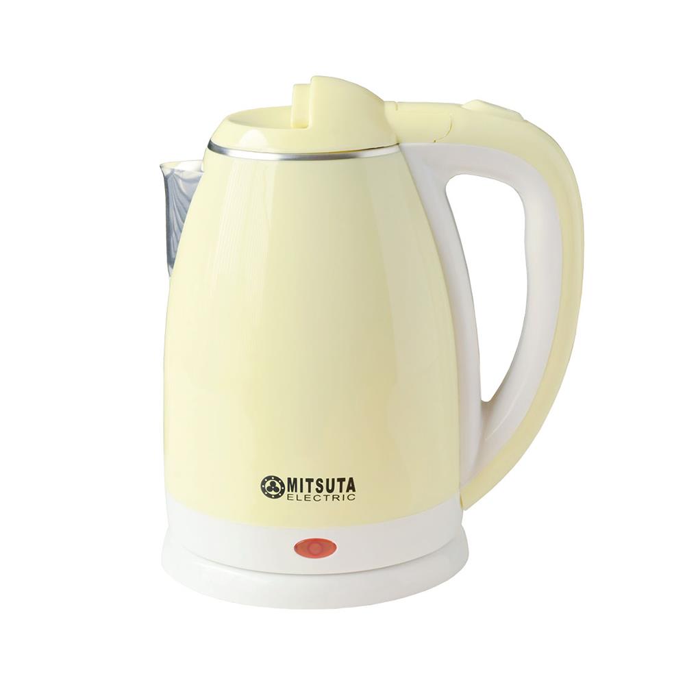 กาต้มน้ำไฟฟ้า MITSUTA MEK182Y 1.80ลิตร สีเหลือง