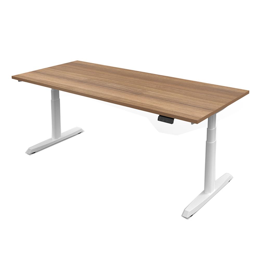 โต๊ะทำงานปรับระดับ ERGOTREND SIT 2 STAND GEN5 180 ซม. สี TEAK/ขาว
