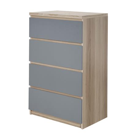 ตู้ลิ้นชัก 4 ลิ้นชัก FURDINI FINN 60 ซม. สีไวท์โอ๊ค/เทา_0