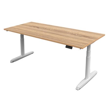 โต๊ะทำงานปรับระดับ ERGOTREND SIT 2 STAND GEN5 180 ซม. สี SONOMA/ขาว