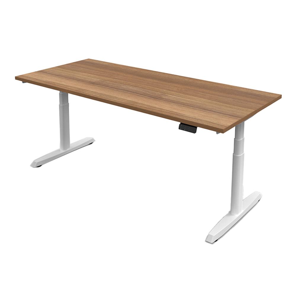 โต๊ะทำงานปรับระดับ ERGOTREND SIT 2 STAND GEN5 150 ซม. สี TEAK/ขาว