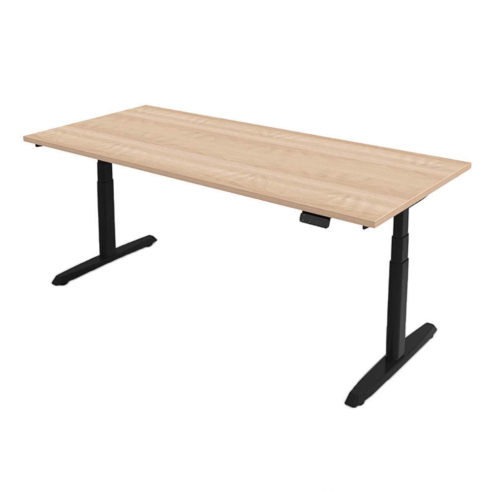 โต๊ะทำงานปรับระดับ ERGOTREND SIT 2 STAND GEN5 180 ซม. สี SHIMO ASH/ดำ