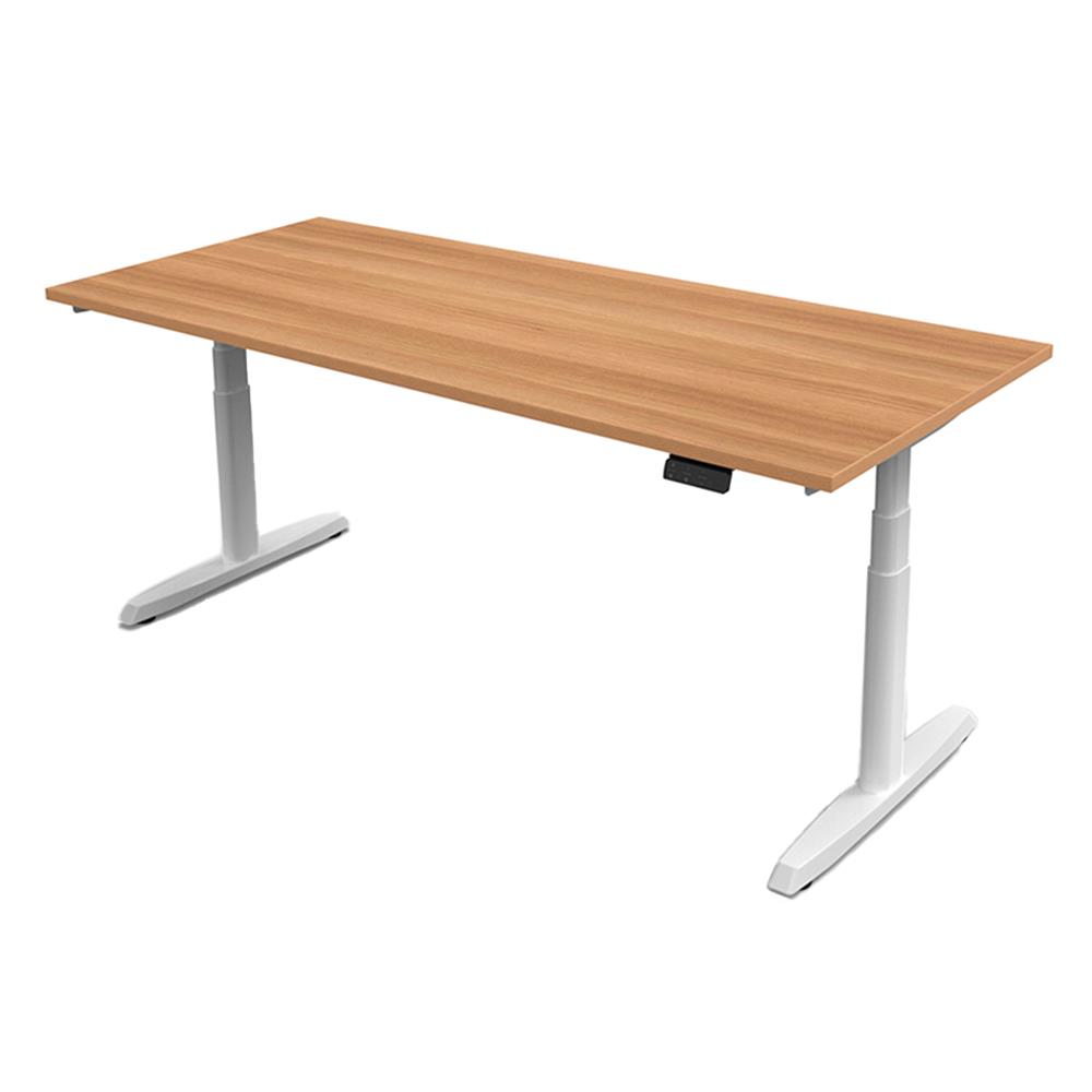 โต๊ะทำงานปรับระดับ ERGOTREND SIT 2 STAND GEN5 150 ซม. สีคาปูชิโน/ขาว