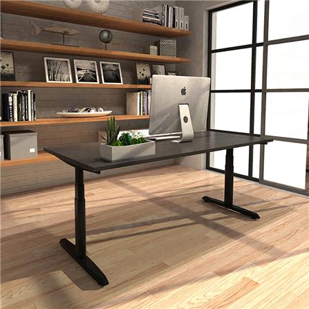 โต๊ะทำงานปรับระดับ ERGOTREND SIT 2 STAND GEN5 180 ซม. สี CONCRETE/ดำ_7