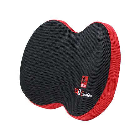 เบาะรองนั่งและรองหลัง ERGOTREND MIYO 15X12 นิ้ว สีแดง-ดำ_1