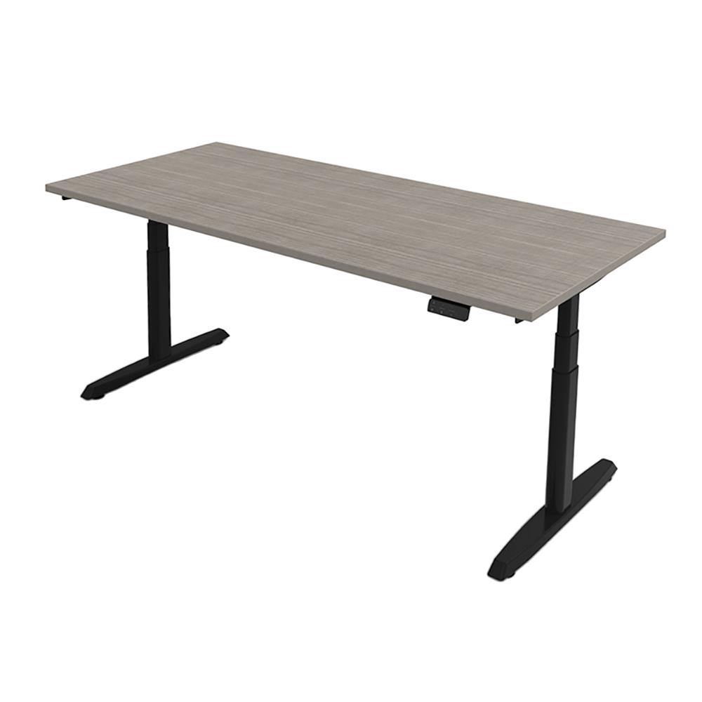 โต๊ะทำงานปรับระดับ ERGOTREND SIT 2 STAND GEN5 150 ซม. สี COMBI GREY/ดำ