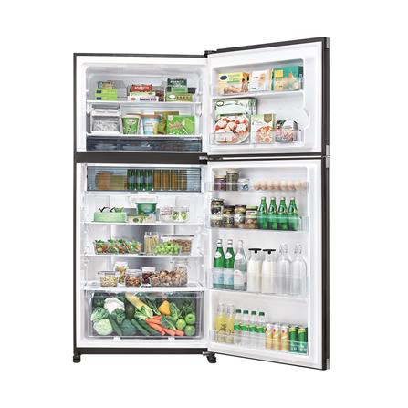 ตู้เย็น 2 ประตู SHARP SJ-X550GP2-BK 19.8 คิว อินเวอร์เตอร์ กระจกดำ_2