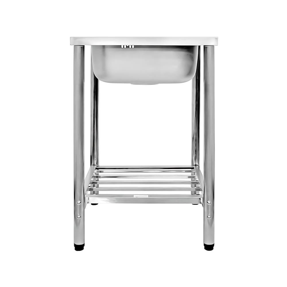 ซิงค์ขาตั้ง 1 หลุม KARAT FAUCET KK-02-010H-63 สีเงิน