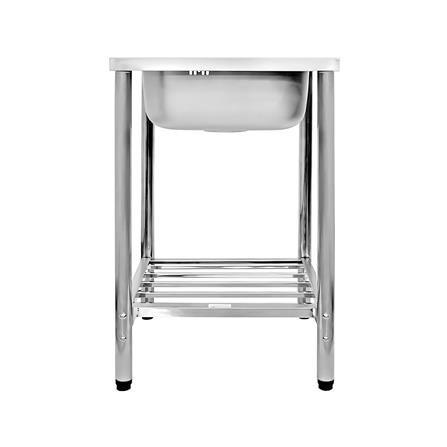 ซิงค์ขาตั้ง 1 หลุม KARAT FAUCET KK-02-010H-63 สีเงิน_2