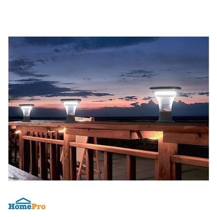 ไฟหัวเสา SOLAR CARINI MARTIN K01 3 วัตต์ DAYLIGHT สีดำ_3