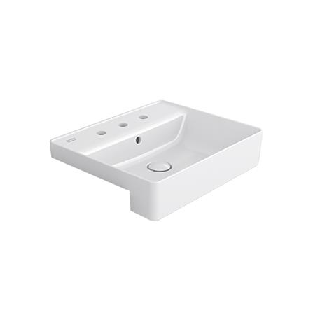 อ่างล้างหน้าฝังครึ่งเคาน์เตอร์ AMERICAN STANDARD WP-F419T8-WT สีขาว_0