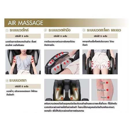 เก้าอี้นวดไฟฟ้า FUJIIRYOKI JP1100 สีเบจ_3