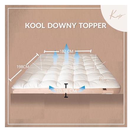 แผ่นรองนอน 6 ฟุต KOMFY KOOL KLOUD DOWNY_5