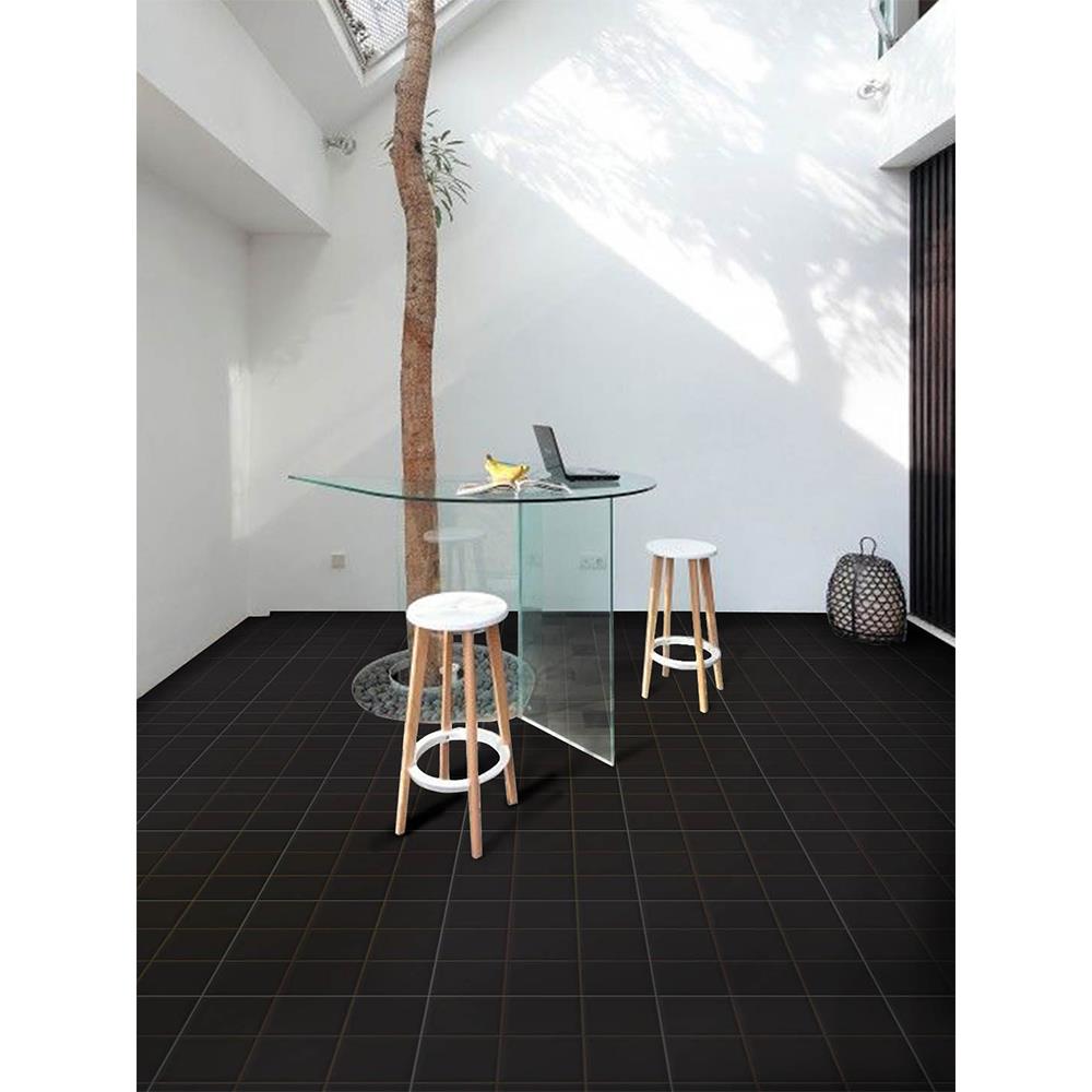 กระเบื้องพื้น 40x40 ซม. CERGRES มาเร่ ดำ A 0.96M2