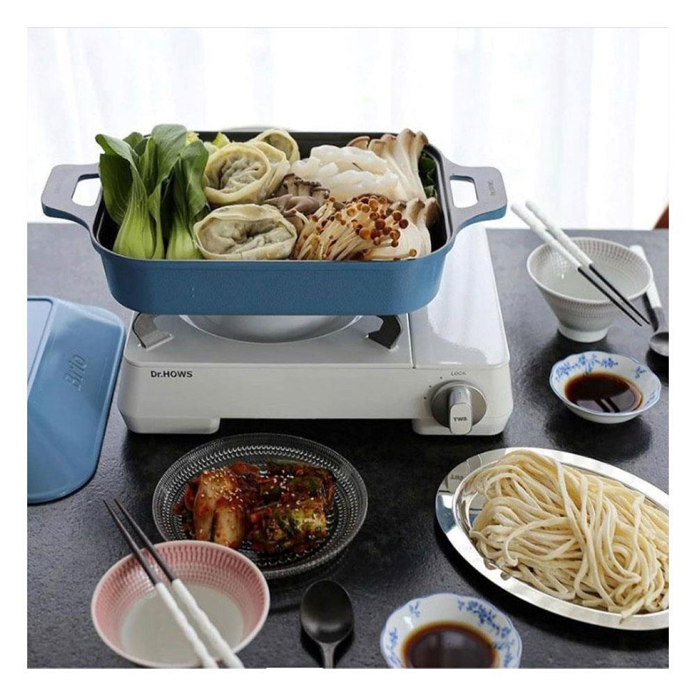 เตาแก๊สปิกนิก DR.HOWS STANDARD สีขาว