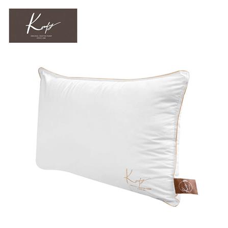 หมอนหนุน ใยสังเคราะห์ KOMFY HOTEL FIRM 73.6x48.2x15 ซม. สีขาว