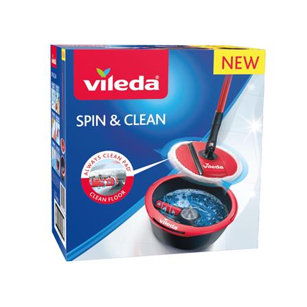 ชุดถังปั่นพร้อมไม้ม็อป VILEDA SPIN&CLEAN_5
