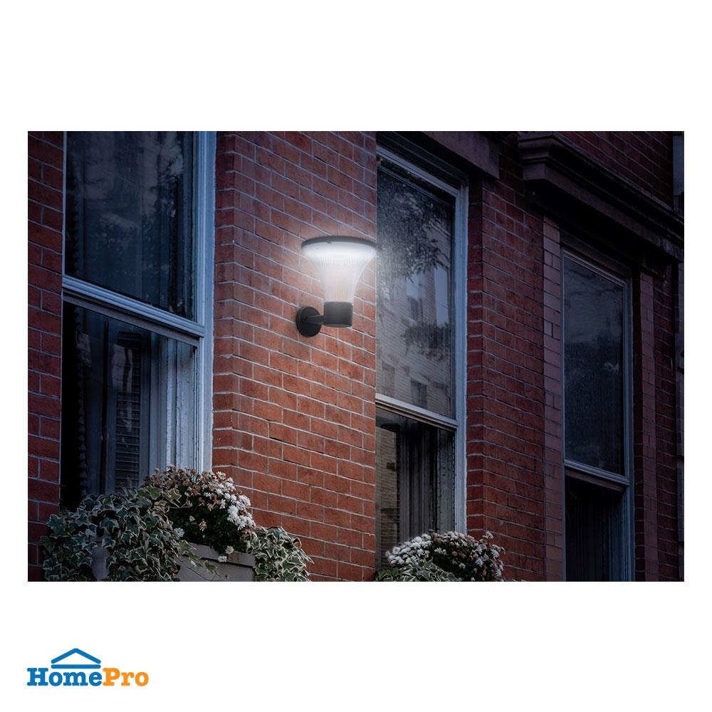 ไฟผนังภายนอก SOLAR CARINI MARTIN W01 3 วัตต์ WARMWHITE สีดำ