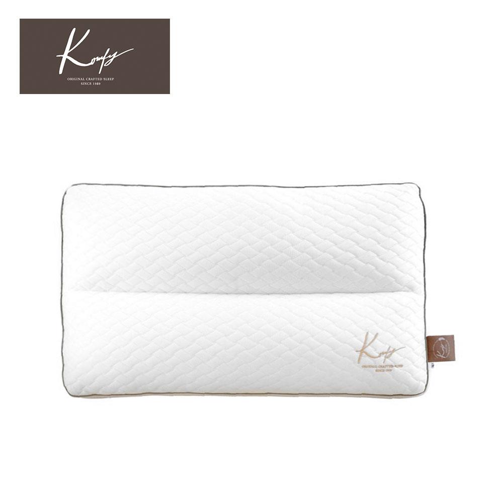 หมอนสุขภาพ ใยสังเคราะห์ KOMFY KOOL KRAFTED KONTOUR ไซส์ L 67.3x40.6x15 ซม. สีขาว