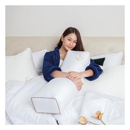 หมอนข้าง ใยสังเคราะห์ KOMFY KOSY KUDDLES สีขาว_3