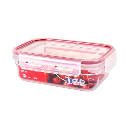 กล่องอาหาร 0.8 ลิตร DOUBLE LOCK No. 1336 1แถม1_1