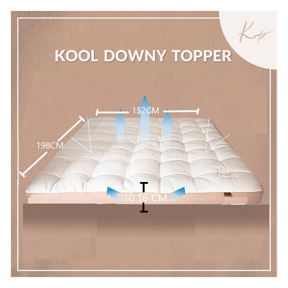 แผ่นรองนอน 5 ฟุต KOMFY KOOL KLOUD DOWNY