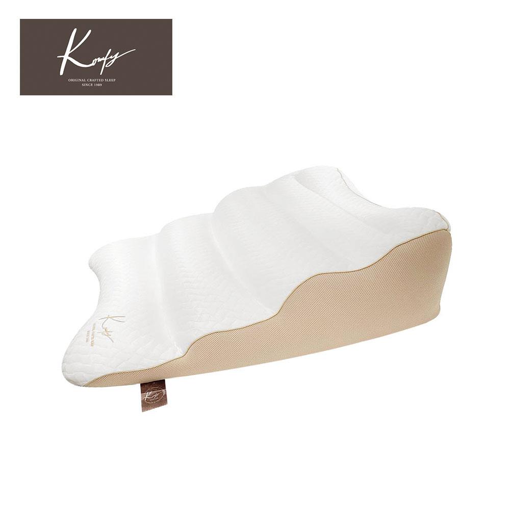 หมอนสุขภาพ ใยสังเคราะห์ KOMFY KOOL KOMFORT WAVE 82x70x27.5 ซม. สีขาว