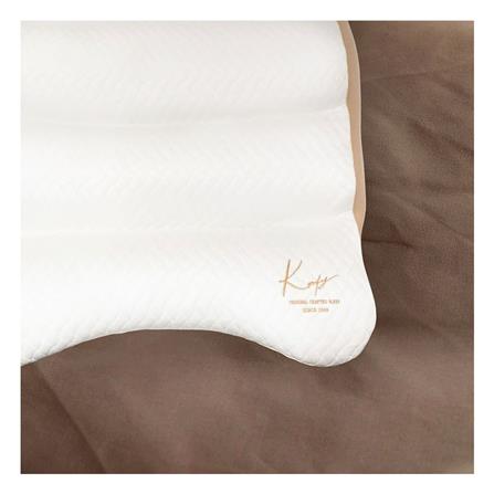 หมอนสุขภาพ ใยสังเคราะห์ KOMFY KOOL KOMFORT WAVE 82x70x27.5 ซม. สีขาว_1