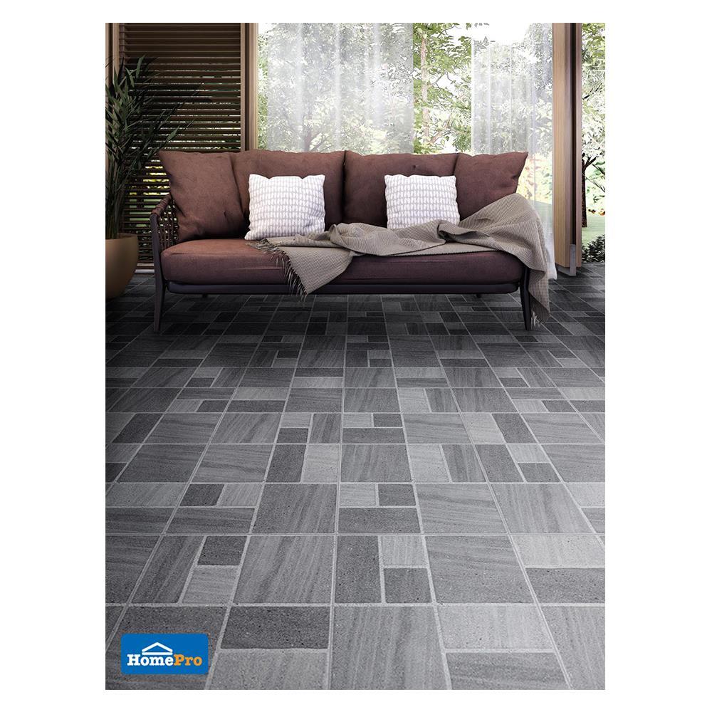 กระเบื้องพื้น 18x18 นิ้ว TARA มาร์เชนา สโตน เทา EXC 1 ตร.ม.