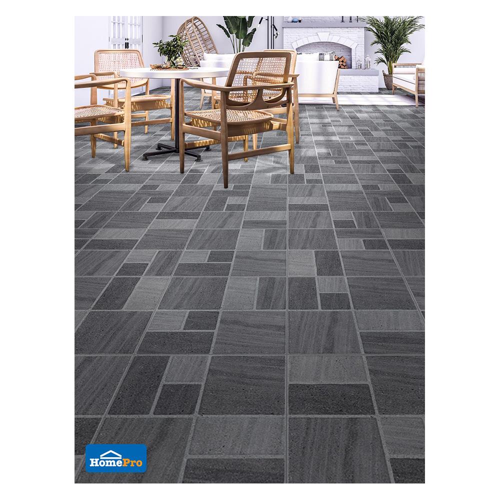 กระเบื้องพื้น 18x18 นิ้ว TARA มาร์เชนา สโตน เทา EXC 1 ตร.ม.