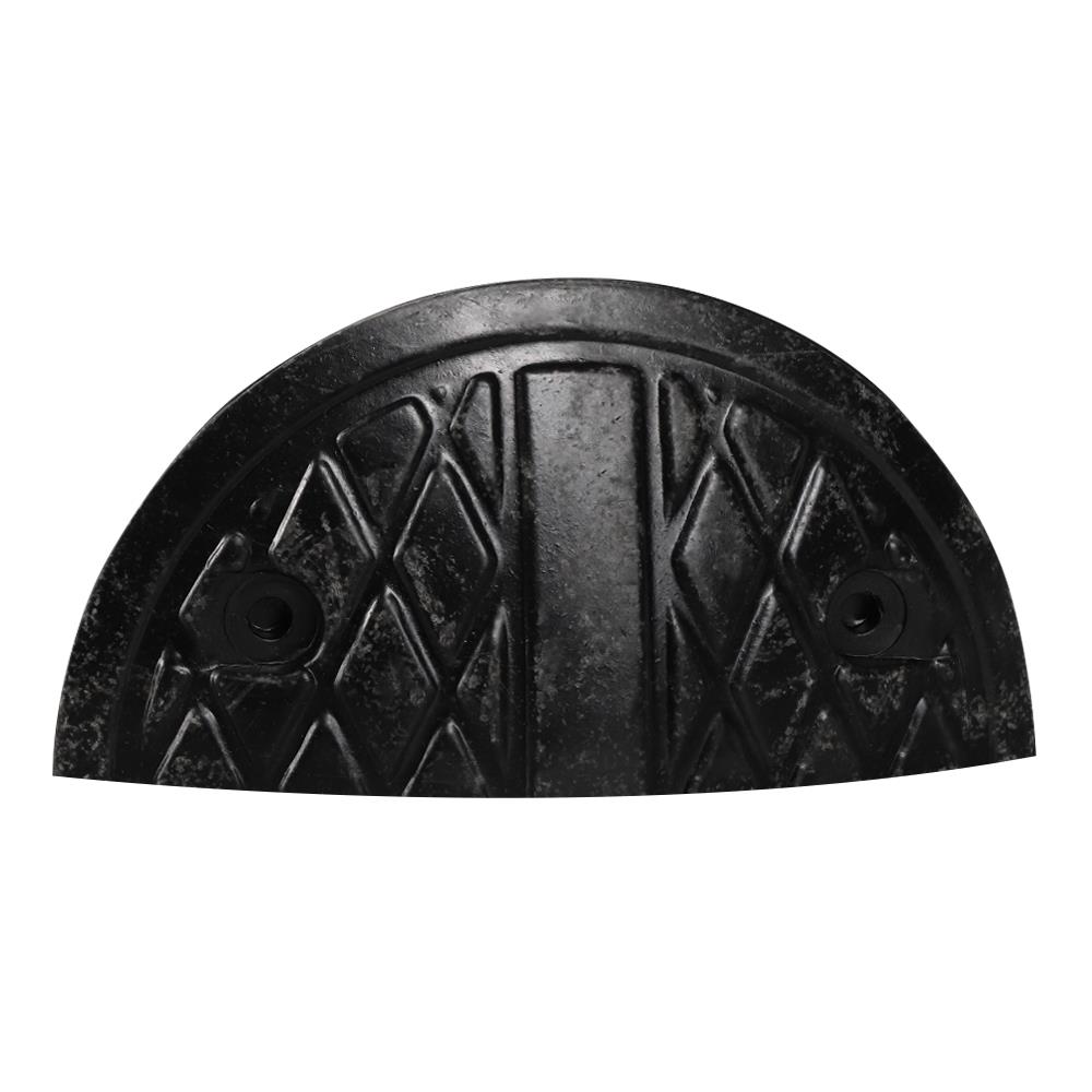 ปิดหัวท้าย ยางชะลอความเร็ว RIGHT 17x35x5 ซม. สีดำ