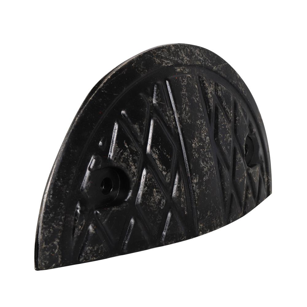 ปิดหัวท้าย ยางชะลอความเร็ว RIGHT 17x35x5 ซม. สีดำ