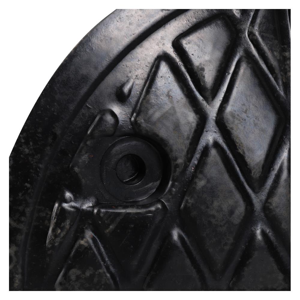 ปิดหัวท้าย ยางชะลอความเร็ว RIGHT 17x35x5 ซม. สีดำ