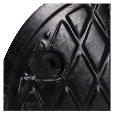 ปิดหัวท้าย ยางชะลอความเร็ว RIGHT 17x35x5 ซม. สีดำ_2