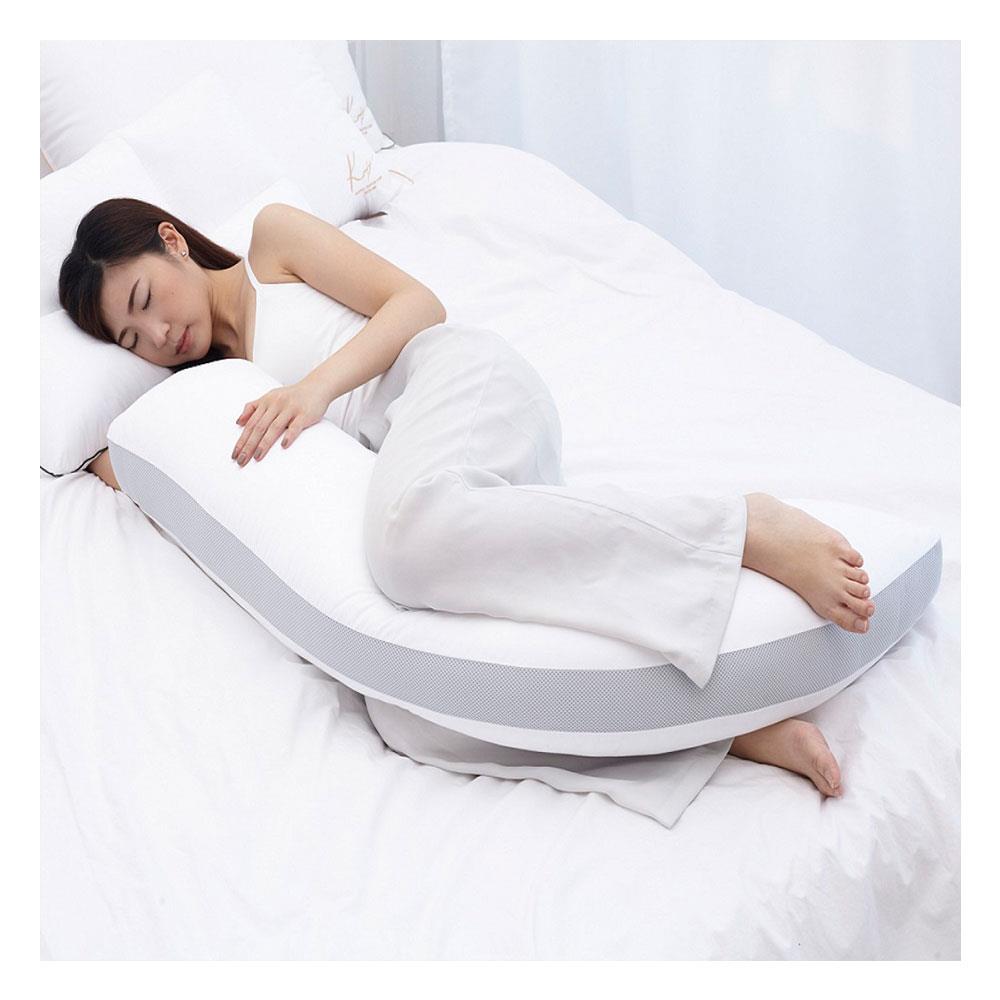หมอน KOMFY KOMFORT HUG J SHAPE สีขาว