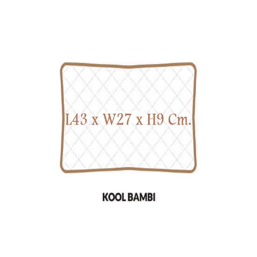 หมอนเด็ก KOMFY KOOL BAMBI ไซส์ L สีขาว