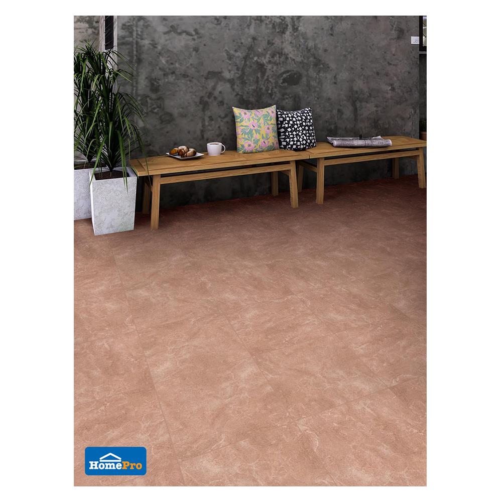 กระเบื้องพื้น 18x18 นิ้ว TARA ดอซซ่า สโตน น้ำตาล EXC 1 ตร.ม.