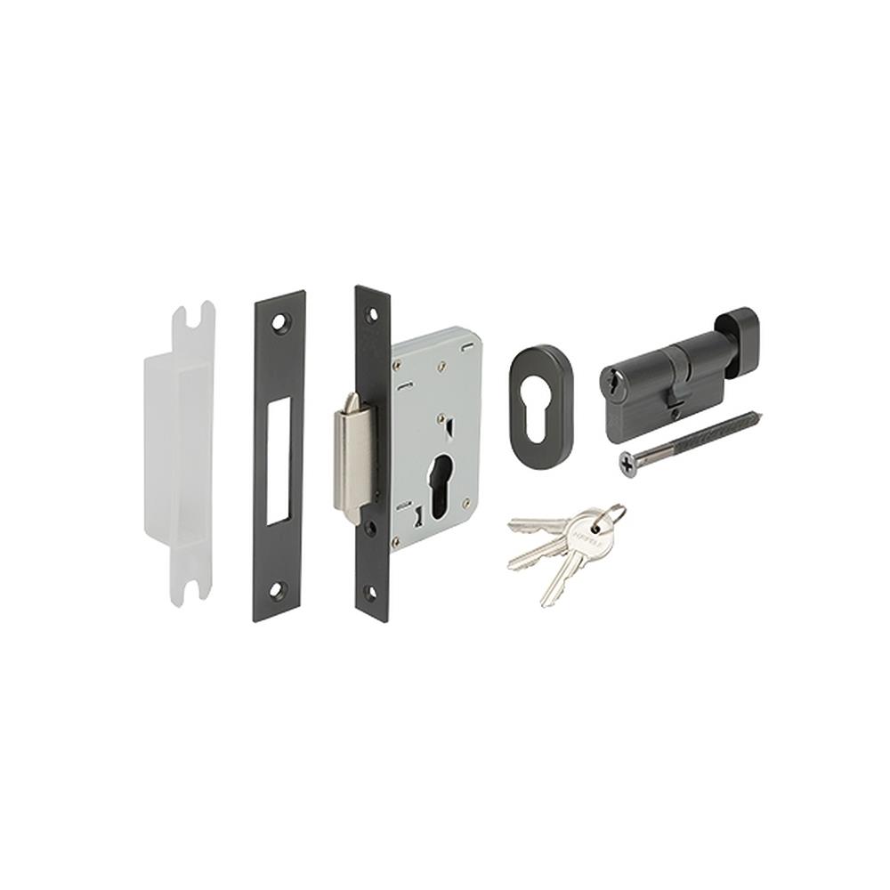 ตลับกุญแจ MORTISE HAFELE 499.65.133 สีดำ