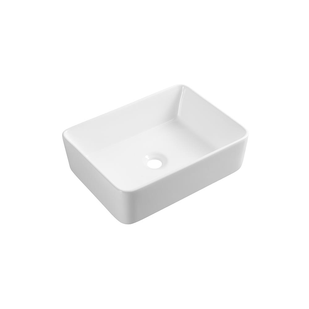 อ่างล้างหน้าวางบน HAFELE 495.60.880 สีขาว