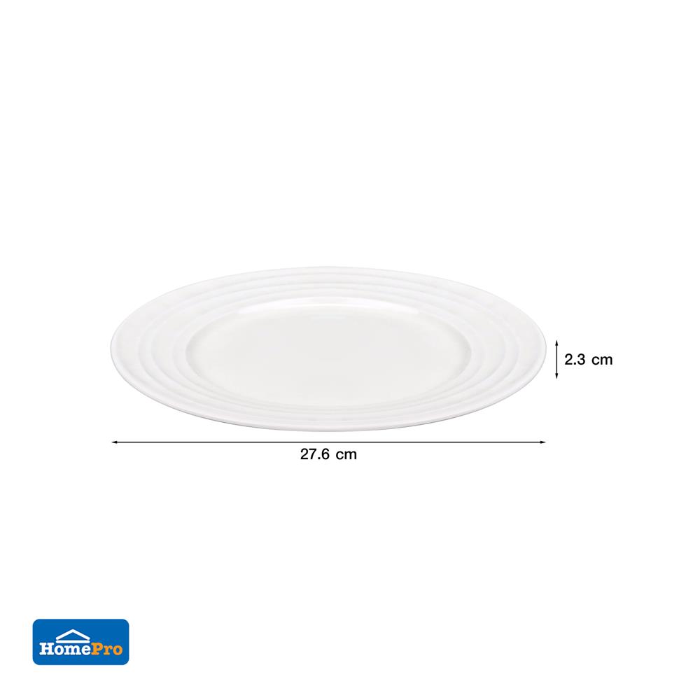 จานตื้น FINE PORCELAIN KECH AQUA 10 นิ้ว