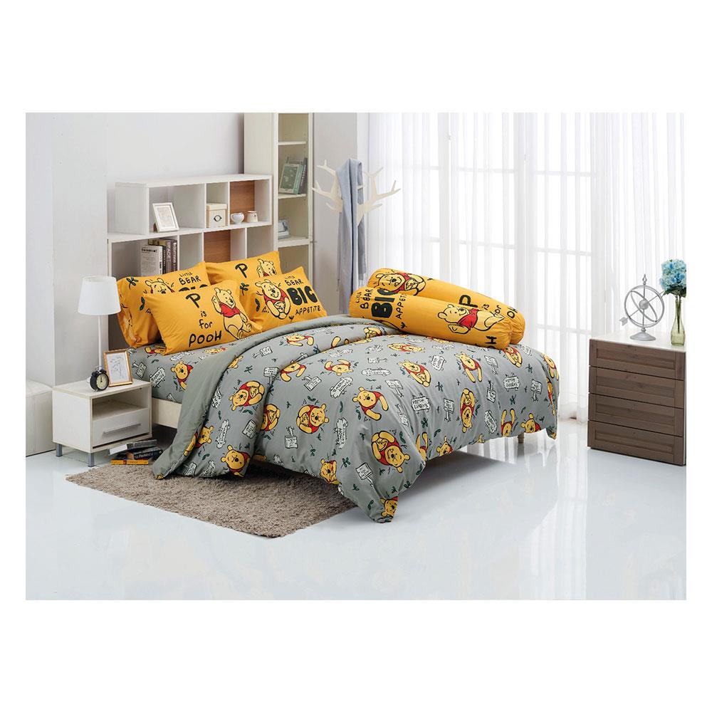 ชุดผ้าปูที่นอน 6 ฟุต 6 ชิ้น TULIP WINNIE THE POOH 60204-DLC089