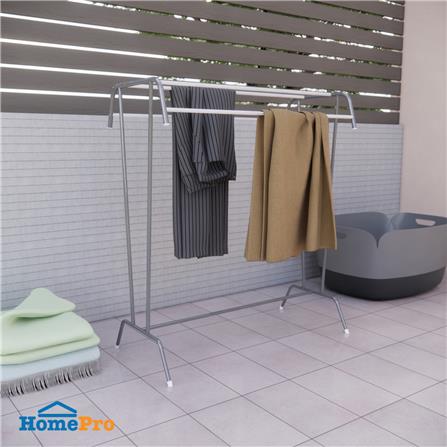 ราวพาดผ้าทรงT(S) PLIM 77x37.5x89 ซม. สีเทา_2