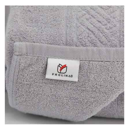 ผ้าขนหนู FROLINA SPACESPUN 15X31 นิ้ว สีเทา_2