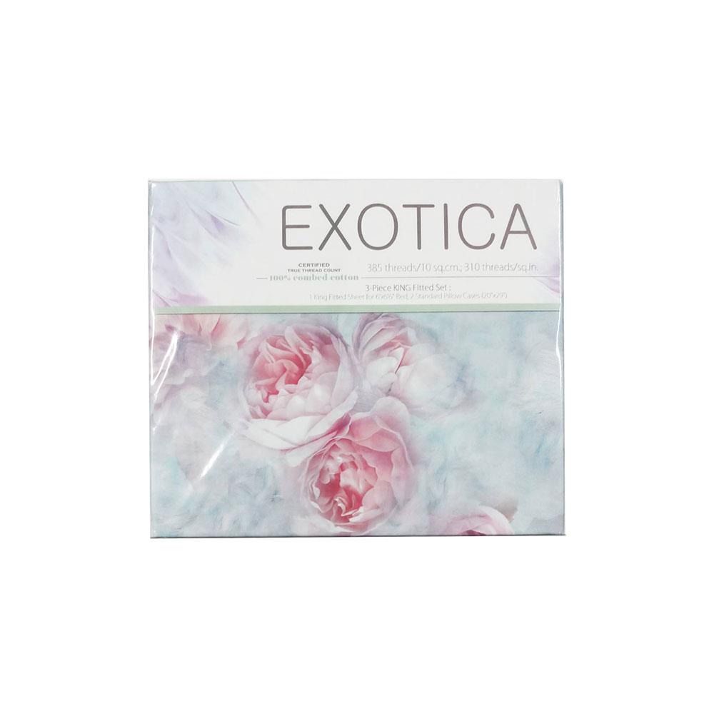 ชุดผ้าปูที่นอน 6 ฟุต 3 ชิ้น EXOTICA 31XP FUTQ