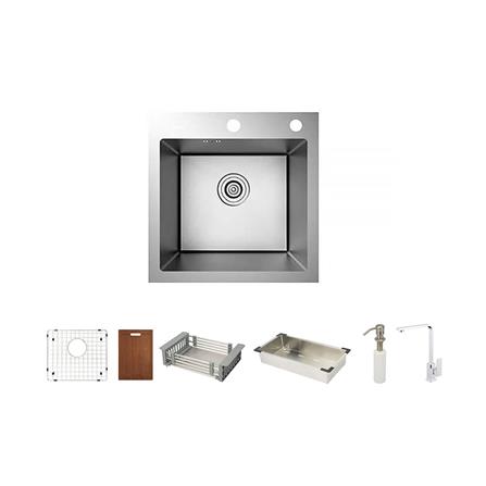 ซิงค์ฝัง 1หลุม HAFELE MARIA 495.39.602 สีเงิน_2