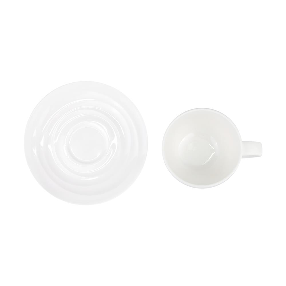 ชุดถ้วยกาแฟ FINE PORCELAIN 245ml KECH AQUA